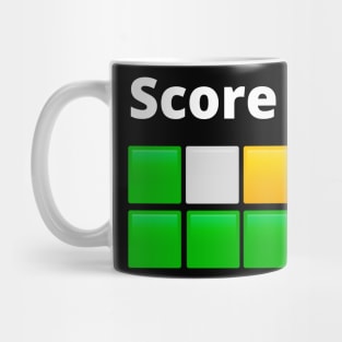 FUNNY WORD GAME SCORE Mug